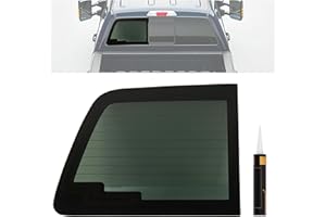 JMTAAT Rear Left Panel Sliding Glass Compatible with 2011-2016 Ford F250 F350 for the Power Slider Window Driver Side Heated w/Defroster Line