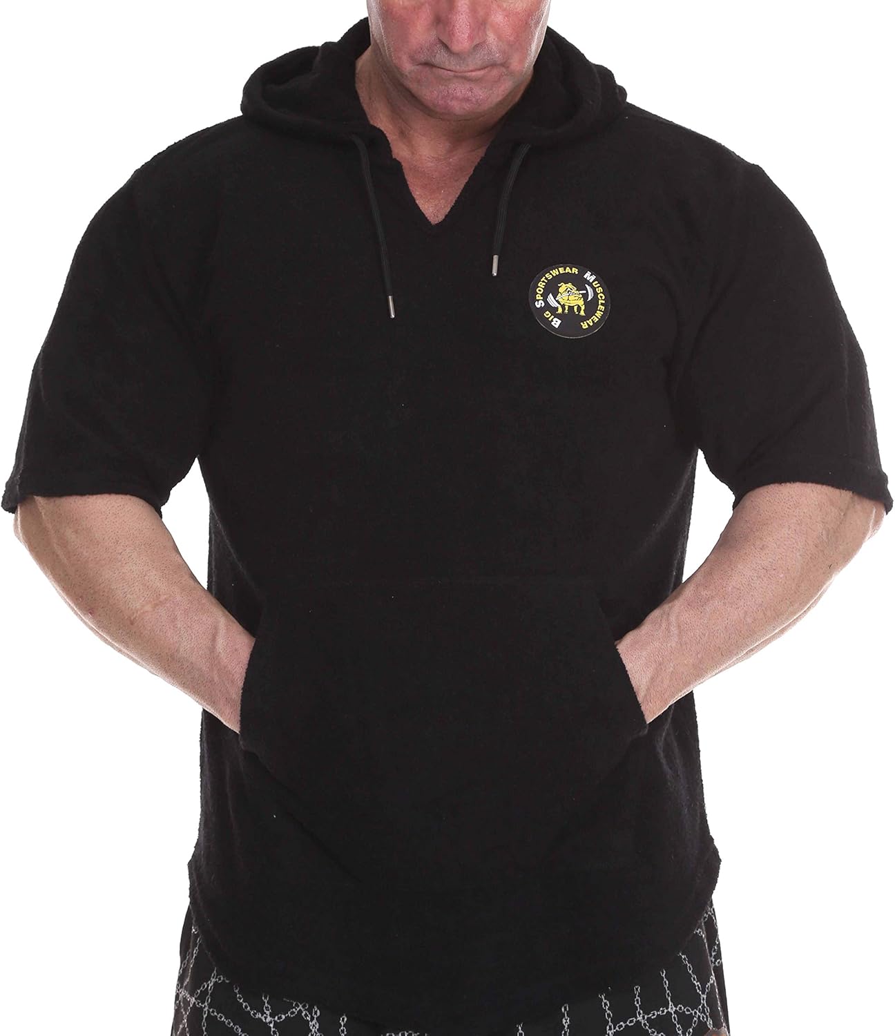 hooded gym shirt