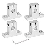 uxcell 4pcs SK8 Aluminum Linear Rod Rail Shaft