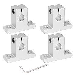 uxcell 4pcs SK8 Aluminum Linear Rod Rail Shaft