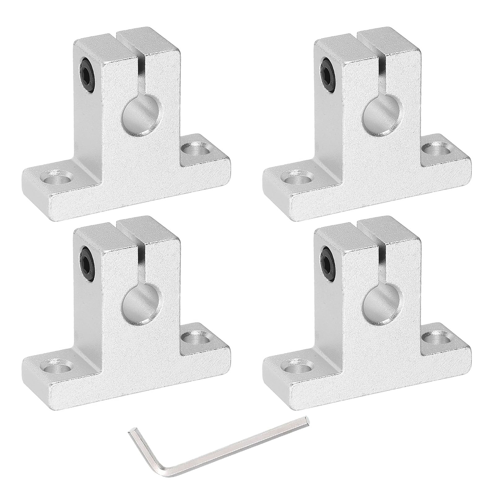uxcell 4pcs SK8 Aluminum Linear Rod Rail Shaft