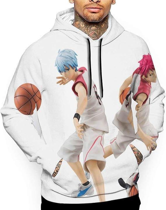 Amazon Co Jp 黒子のバスケ 8 おしゃれ ファッション 人気 快適 綿100 春秋冬服長袖 プルオーバー フーディー メンズ フーディーパーカー 社会学 フーディーシャツ 長袖tシャツ 速乾 大きいサイズ セット スポーツ 服 ファッション小物