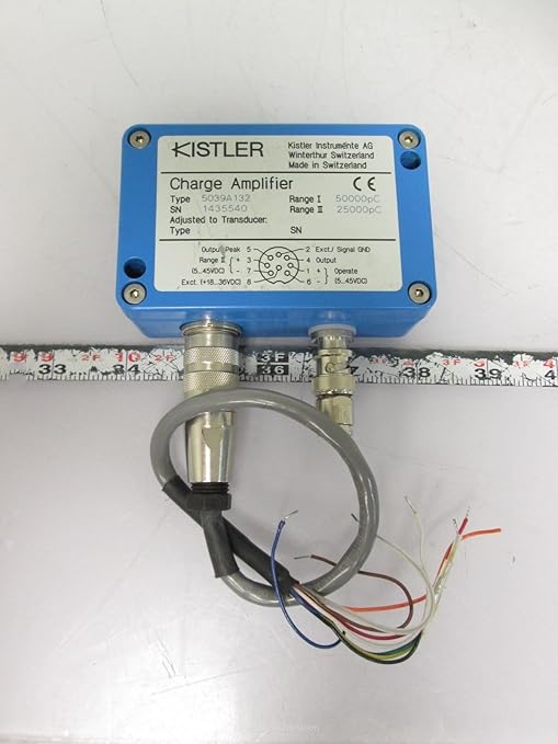 Kistler 5039A132 Charge Amplifier Range 1 50000pC Range 2 25000pC 5
