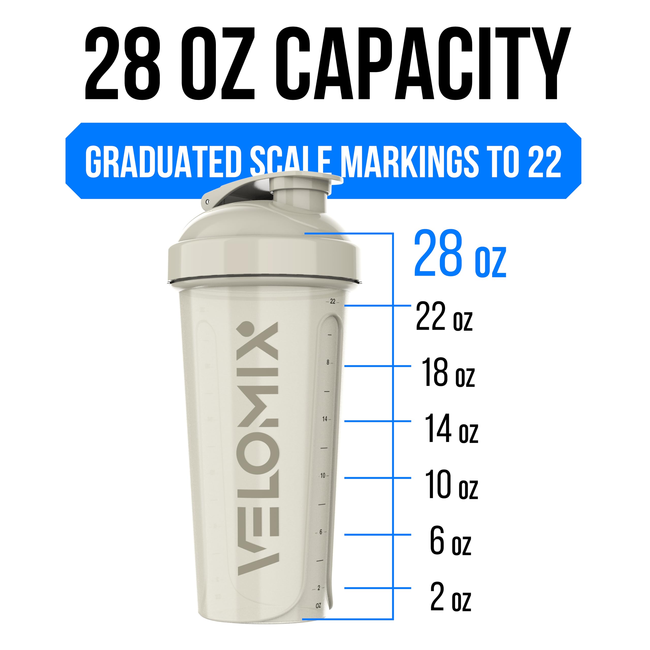 -6 PACK- 28 oz Protein Shaker Bottle for Protein Mixes - 6x Wire Whisk | Leak Proof Shaker Cups for Protein Shakes | Protein Shaker Bottle Pack | Protein Shake Cup (Earth Tones Collection)