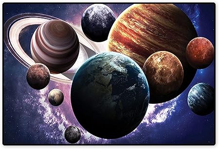 Kid Antidérapant Tapis Pad Planètes Du Système Solaire Tous