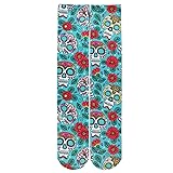 Womens Crazy Fun Mermaid Tail 3D Print Knee High