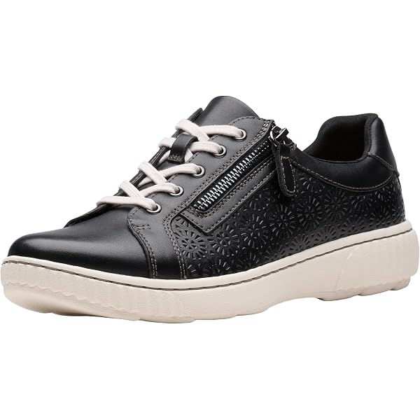 Amazon.com | Clarks Womens Caroline Janna Black Leather 1 5.5