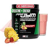 JYM Supplement Science Pre JYM Pineapple Strawberry Pre Workout Powder for Men & Women, BCAAs, Nootropics, Creatine HCI, Citrulline, Beta-Alanine, Betaine, Taurine, Huperzine, 30 Servings