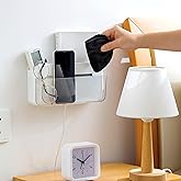 Room Decor for Teen Girls＆Boys, Floating Shelves for Wall,Bedroom Decor,Aesthetic,College Dorm Room Essentials for Girls Guys,Bedside Wall Mount Shelf Organizer for Remote,Phone,RV.