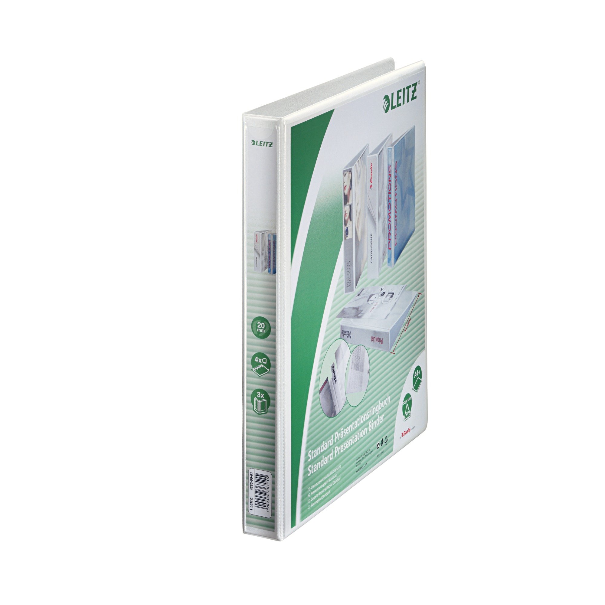 Leitz Presentation Ring Binder A4 20mm 4 Ring