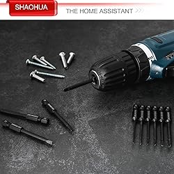 S2 Steel Triangle Drill Bit Set - 10 Pcs, Sizes