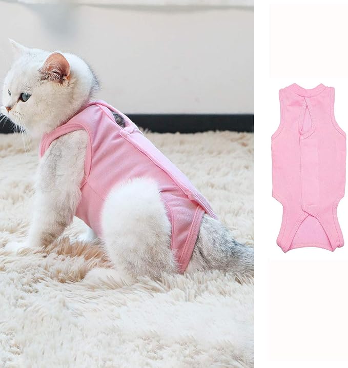 TOPAUP Cat Professional Recovery Suit for Abdominal Wounds or Skin