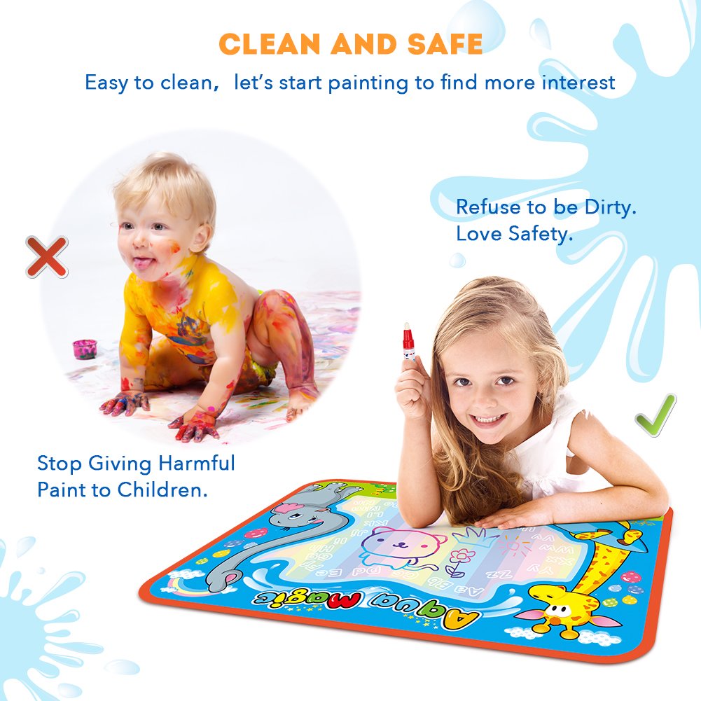 Toyk AquaDoodle Drawing Mat Kids Painting Writing Doodle Board Toy