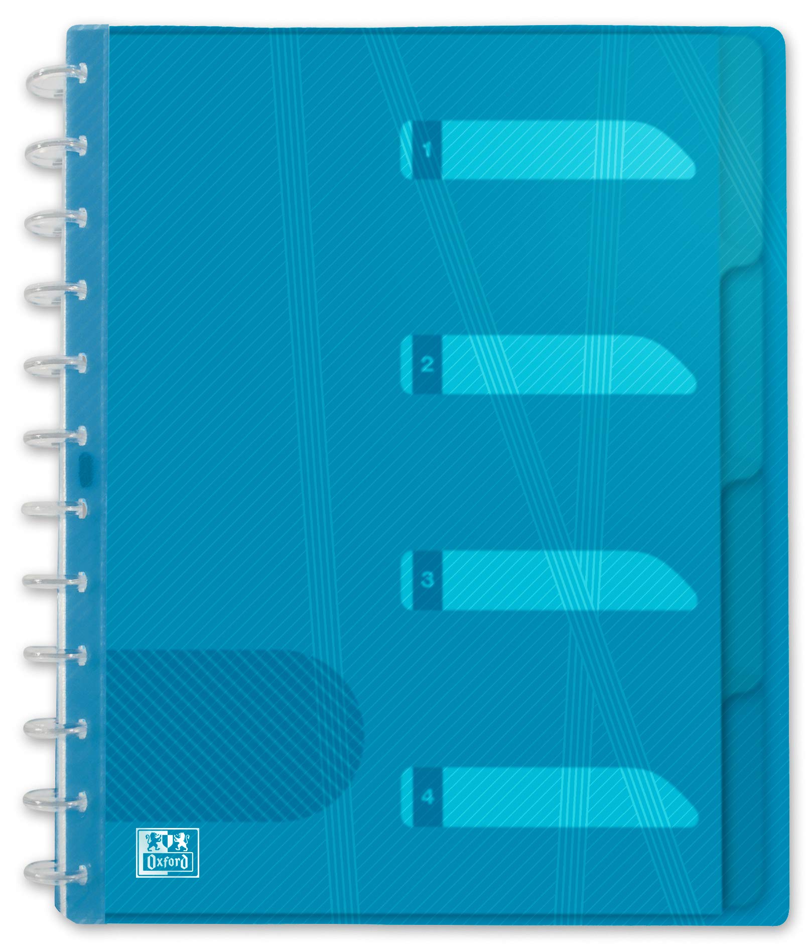 Elba Hawaii Document Folder 60-Sided with 30 Removable Document Pouches Polypropylene Blue
