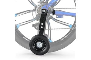 TAYIZOO Heavy-Duty Bike Training Wheels for 24-26 Inch Bicycles - 300LB Capacity Adjustable Stabilizers with Thickened High-Carbon Steel & Durable Rubber Wheels