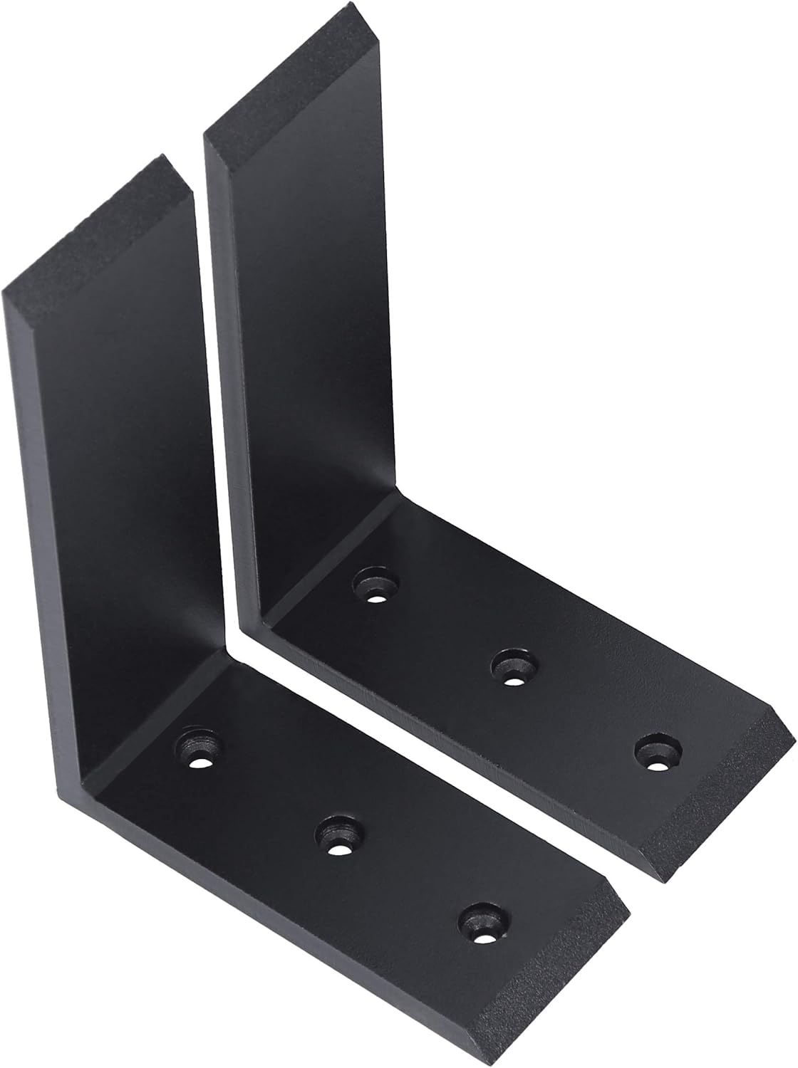 Black Steel 6"x8" Countertop Support Brackets Mantel Corbel Lot L Shelf (2 or 4 Brackets) (2 Brackets): Home Improvement