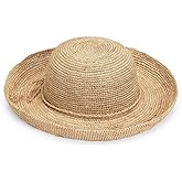 Wallaroo Hat Company – Women’s Catalina Sun Hat – Wide Brim Natural Fiber and Adjustable Sizing for Medium Crown Sizes