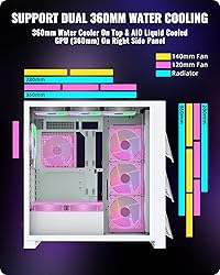 Segotep T3 White Mid-Tower ATX Gaming PC