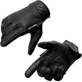 Milwaukee Leather Men's Leather Motorcycle Gloves - Cool-Tec, Gel Palm, Adjustable Wrist, Riding Gloves - 2X