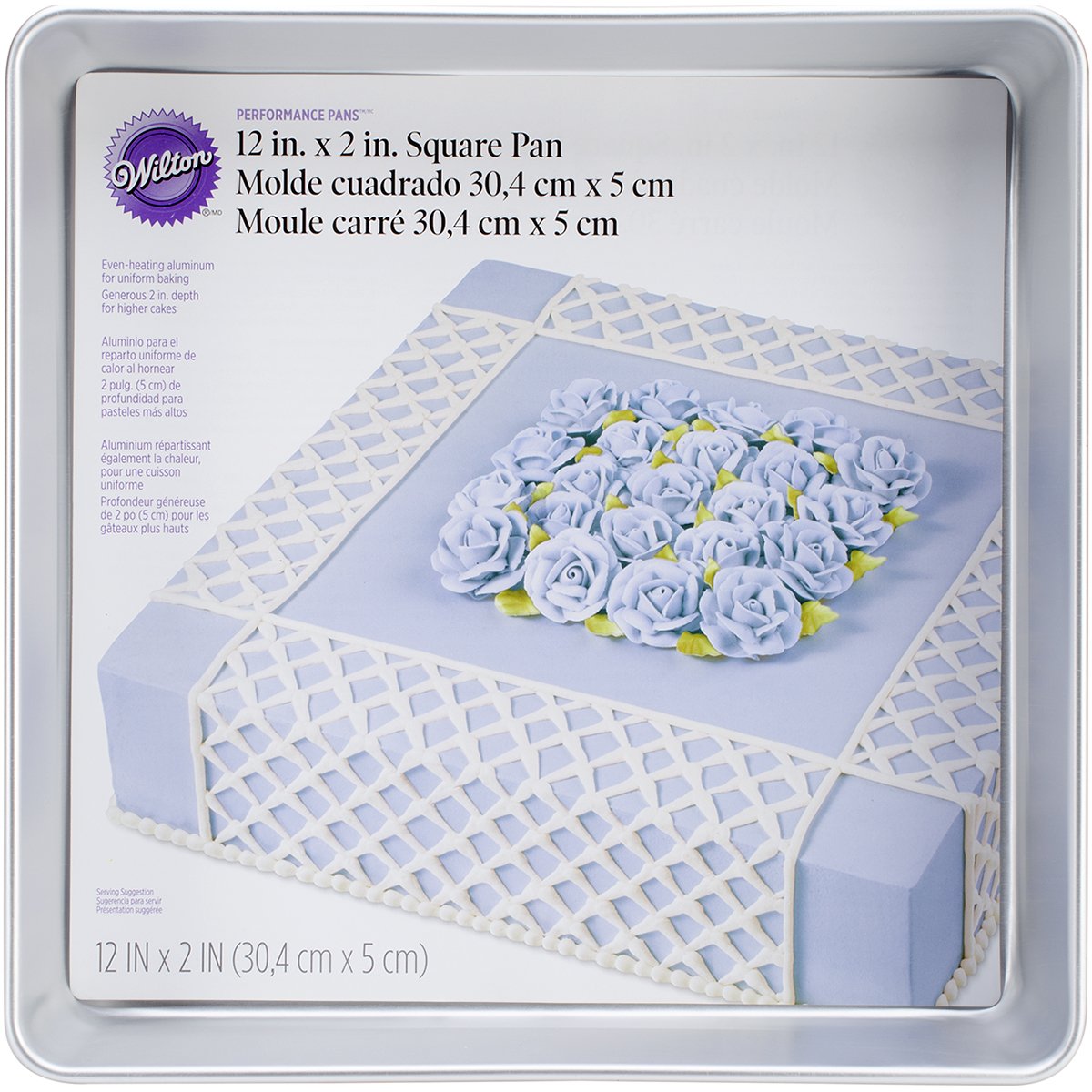 Wilton Performance Pans 12 Inch Cake Pan, Square | eBay