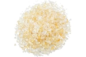 SUNYIK Citrine Tumbled Chips Stone Crushed Crystal Quartz Pieces Irregular Shaped Stones 1pound(about 460 gram)