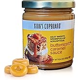 King's Cupboard Butterscotch Caramel Sauce - The Perfect Sauce for Ice Cream, Fruit Dip, Desserts, Coffee, Butterscotch Toppi