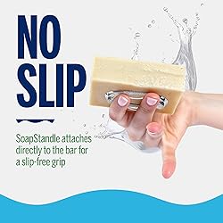 SoapStandle Bar Soap Gripper No Goo or Mess Soap