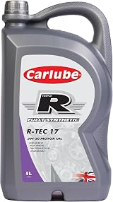 Carlube Triple R 5W-30 ACEA A5/B5 Fully Synthetic Engine Oil 5L