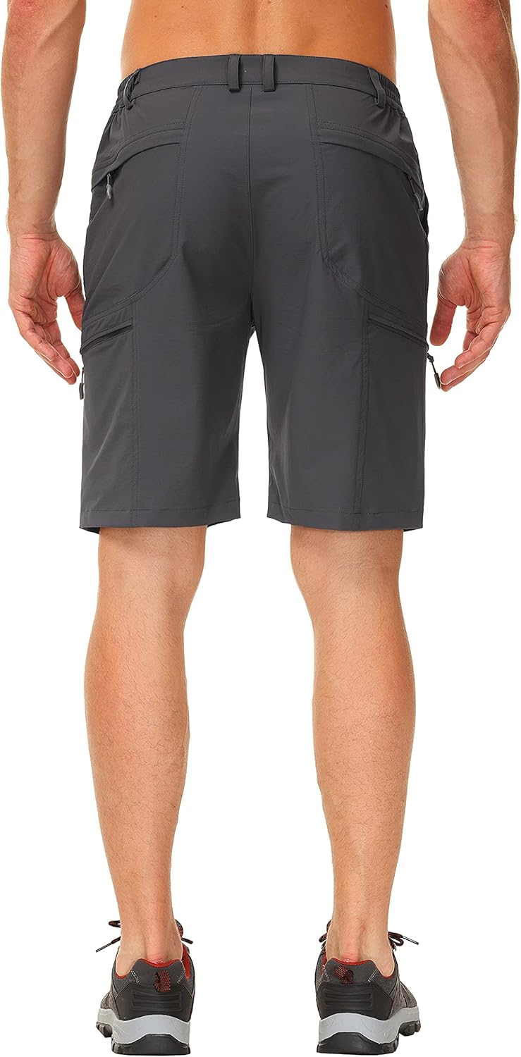Libin Men's Outdoor Hiking Shorts Lightweight Quick Dry Stretch Cargo Shorts Travel Fishing Golf Tactical Shorts: Clothing