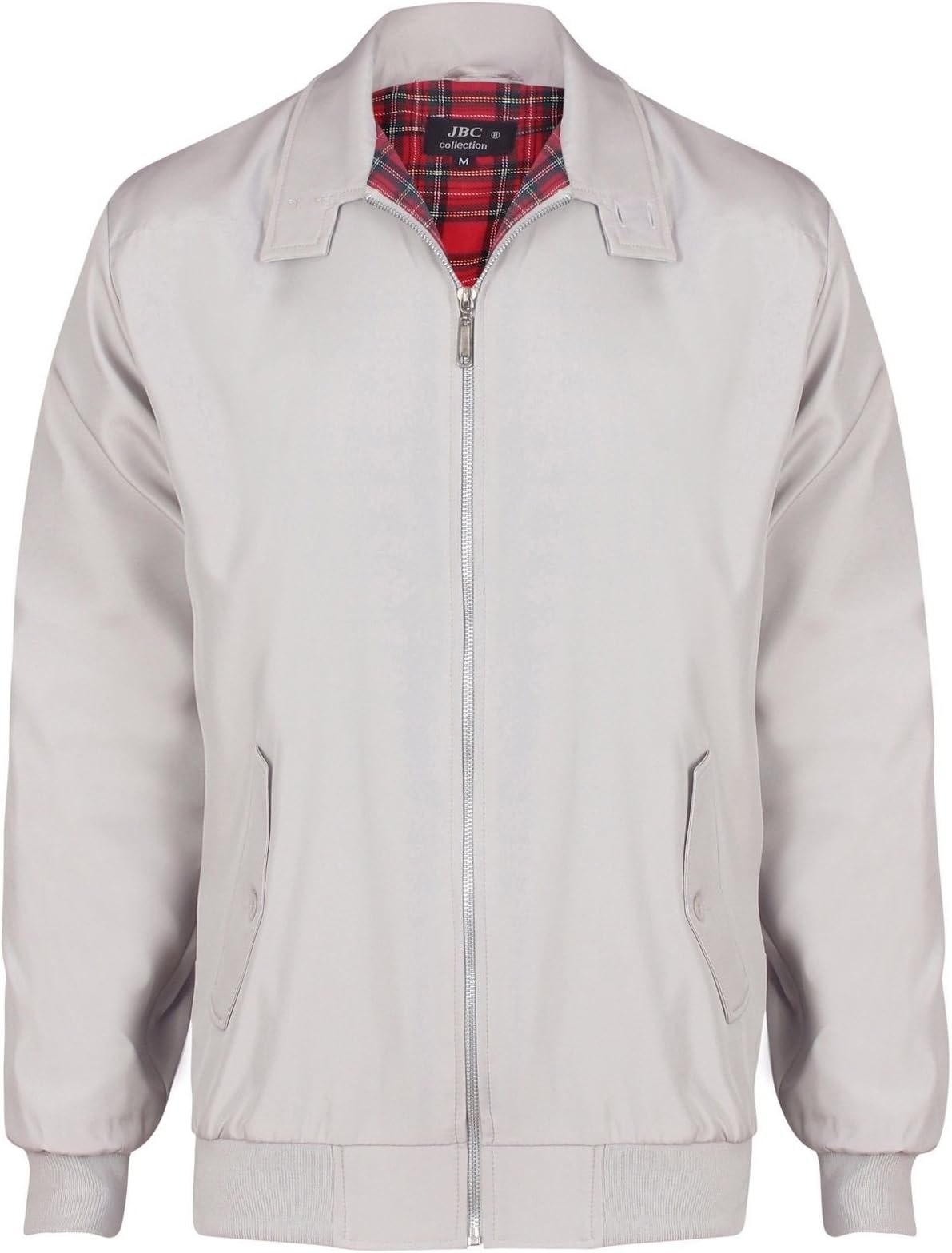 LABELDUCK Men Gents Classic Vintage Harrington Short Bomber Jacket Collared Size Small-5xl (4XL, Stone)