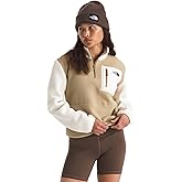 The North Face womens Yumiori Quarter Zip Jacket - Lightweight Fleece Pullover With Embroidered Logo, Secure Zip Pockets