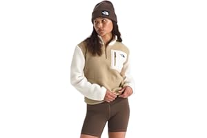 THE NORTH FACE Women's Yumiori Quarter Zip Jacket Lightweight Fleece Pullover with Embroidered Logo, Secure Zip Pockets