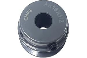 CMFG AK1512 Bored-to-Size V Belt Sheaves 1.55''OD, 1/2 Inch Bore, Cast Iron, Single Groove for A Belt