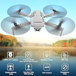 RADCLO Drone with Camera - 1080P HD FPV Foldable