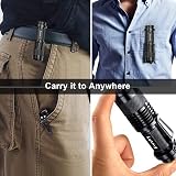 LETMY Pack of 2 Small LED Torches 300 Lumens Adjustable Focus 3 Modes view 6