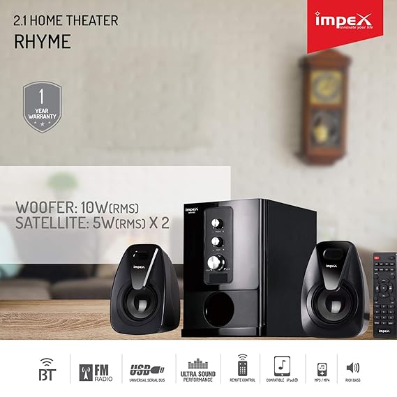 impex 2.1 home theatre