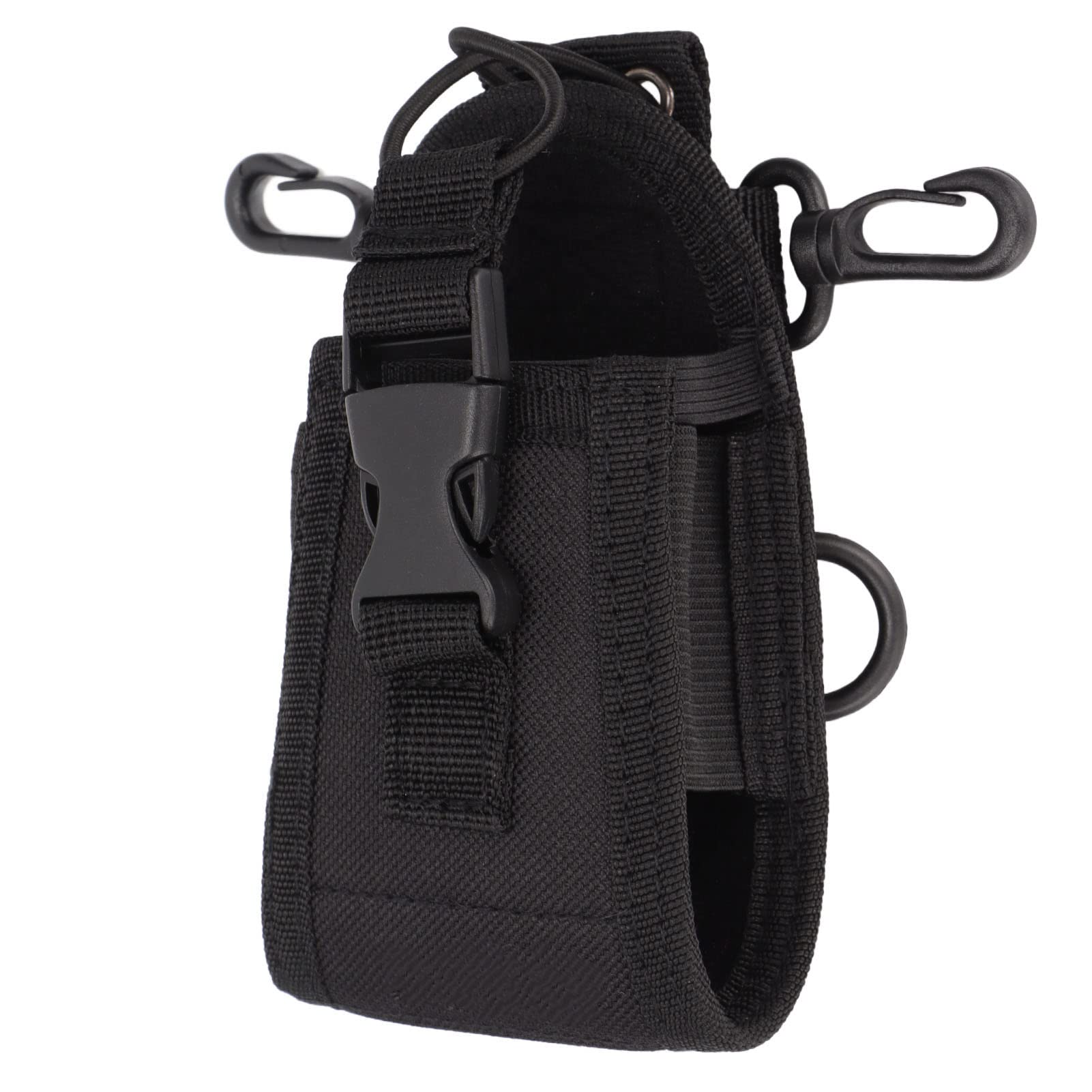 Zunate Walkie Talkie Protective Cover Nylon Universal 2-Way Radio Pouch for UV-5R/UV-82 TYT WOUXUN MSC-20E Adjustable Shoulder Strap Durable Outdoor Heavy Duty Waist Chest Shoulder Bag