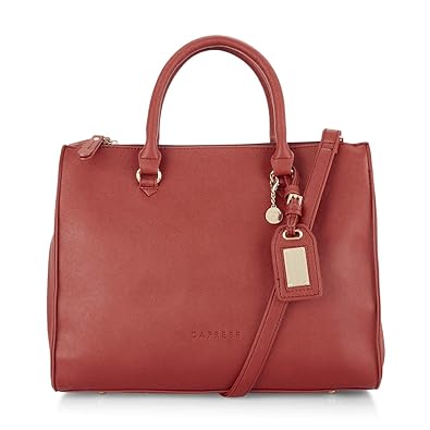 Caprese lari Womens Satchel (Red)