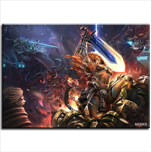 SDFGS Digitales Gemälde Starcraft Familienwohnzimmer handgemachtes