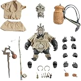 FURAY PLANET 1/12 Scale Panda Yin Action Figure Collectible Animal Toy | 23-point articulation, authentic fabric clothing, premium PVC build, lifelike textures, fluid martial arts poses