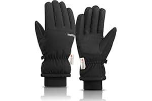 TRENDOUX 3M Ski Kids Winter Gloves 100% Waterproof, Windproof Snow Sports Gloves for Anti-Slip Snowboard, Boys Girls Outdoor