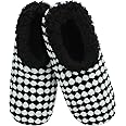 Snoozies Slipper Socks for Women Indoor, Cozy Sherpa-Lined Womens Slippers Non-Skid, Ladies Gifts