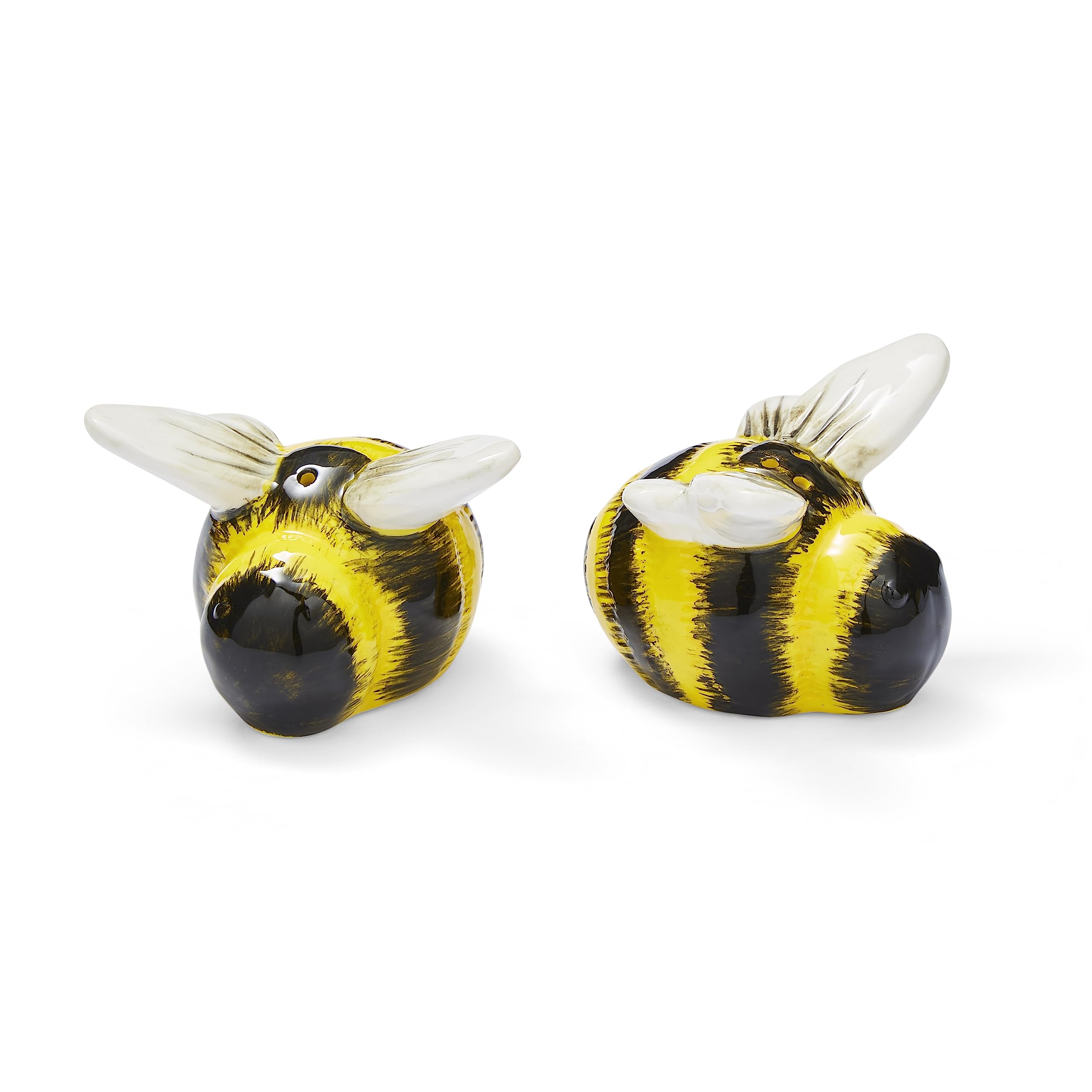 Cooksmart British Designed Salt and Pepper Sets | Salt and Pepper Pots to Suit All Kitchens | Salt and Pepper Shaker for Everday Use - Bumble Bees