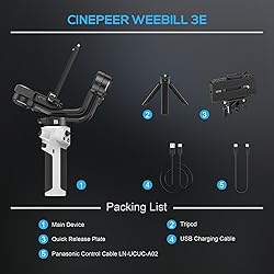 ZHIYUN CINEPEER Weebill 3E, 3-Axis Lightweight
