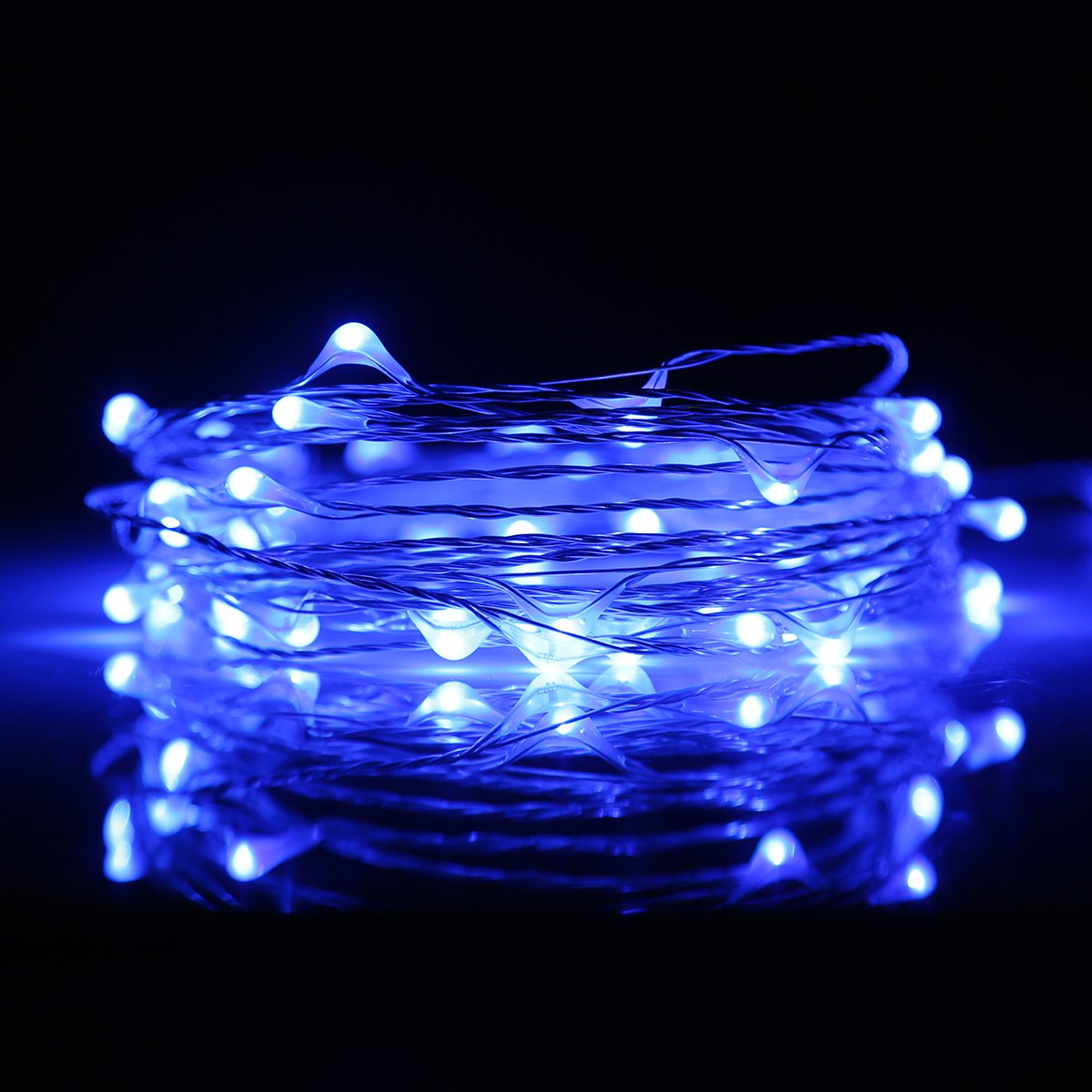 MIUI USB String Lights, 33ft 100 LED Waterproof Decorative Lights USB Fairy Lights for Indoor and Outdoor, Bedroom, Patio, Garden, Wedding, Parties(Blue)