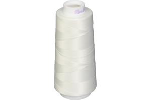 American & Efird Maxi-Lock Stretch Serger Cone Thread 2,000yd-White, 2000yd, White