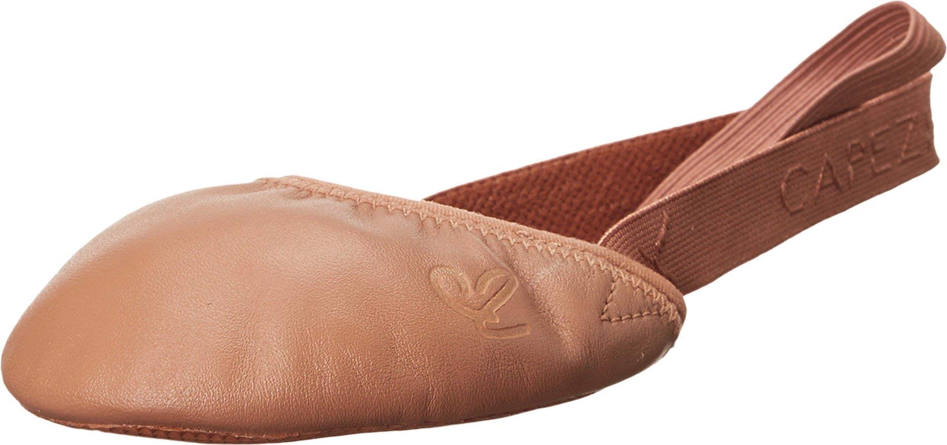 Photo 1 of Capezio girls Turning Pointe 55 Ballet Shoe, Dark Suntan, 1-2 Little Kid US
