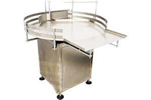 LGXEnzhuo Automatic Bottle Accumulation Table Bottle Unscrambler Distributing Machine Transfer Conveyor Table Turn Rotary Lin