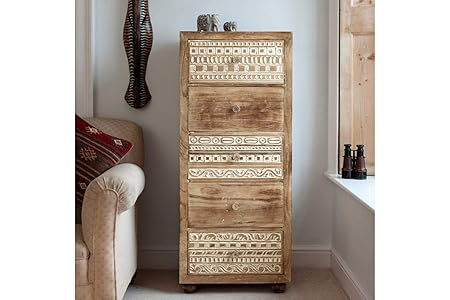 The Attic Jodhpur Chest of Drawer (Distress White)