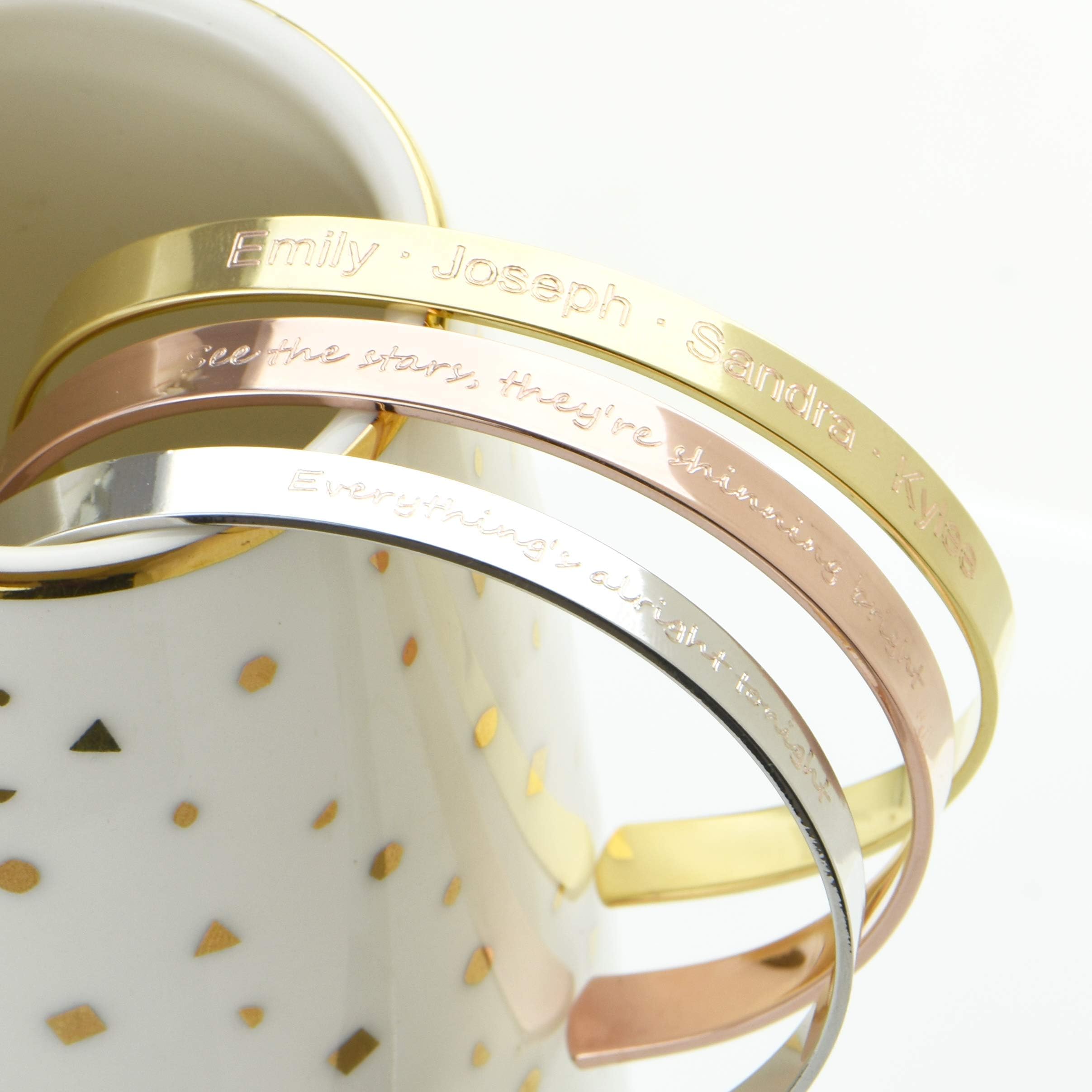 Custom coordinates cuff- coordinates bracelet- location bracelet- gps coordinates bracelet- bridesmaid gift in silver plated, rose gold plated or 16k gold plated